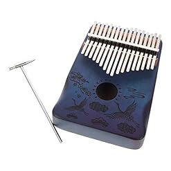 BIENKA 1 Set 17 Tons Finger Piano Thumb Piano Instrument de Musique utile Kalimba Blue Piano - Les Beatles, Paul McCartney, John Lennon, RIngo Starr, George Harrison