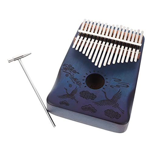 BIENKA 1 Set 17 Tons Finger Piano Thumb Piano Instrument de Musique utile Kalimba Blue Piano - Les Beatles, Paul McCartney, John Lennon, RIngo Starr, George Harrison BIENKA 1 Set 17 Tons Finger Piano Thumb Piano Instrument de Musique utile Kalimba Blue Piano
