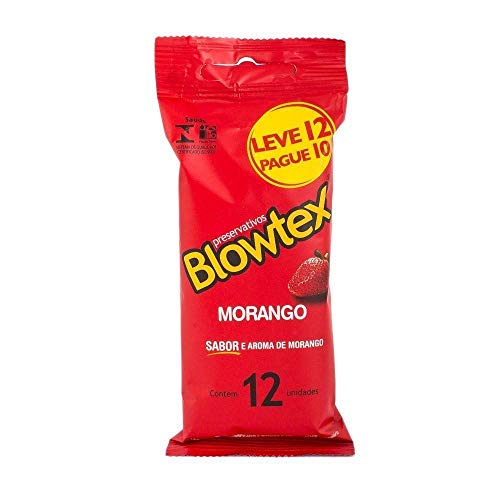 72 Preservativos Blowtex sabor Morango