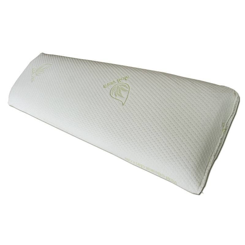Ventadecolchones - Almohada Viscoelástica de Carbono Perforada - Antiácaros y Antibacterias - Tejido Aloe Vera - 140 cm