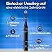 Oral-B iO Series 2 Elektrische Zahnbürste — Electric Toothbrush, Inkl. 1 Aufsteckbürste, Reise-Etui — 3 Putzmodi für Zahnpflege, GUT GETESTET (2,2) von STIFTUNG WARENTEST, Designed by Braun, Schwarz