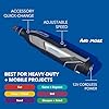 Dremel 8240 Cordless Rotary Tool 12V 2Ah Lithium-ion Battery, Multitool Kit with 3 Attachments, 45 Accessories, Variable Speed 5.000-35.000 RPM and Quick Charge Time