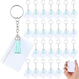Sureio 30 Pcs Teacher Appreciation Gifts Bulk Back to School Mini Notebook Keychain Gifts Bulk Note Book Bundle for Student(Notebook)