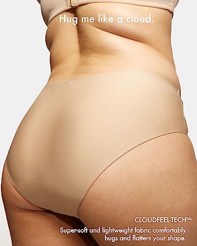 LEAKPROOF2.0 Seamless Bikini Period Underwear for Women | Period Panties Holds 6 Tampons | Incontinence Leak Proof Underwear (S/M,3-Beige)2