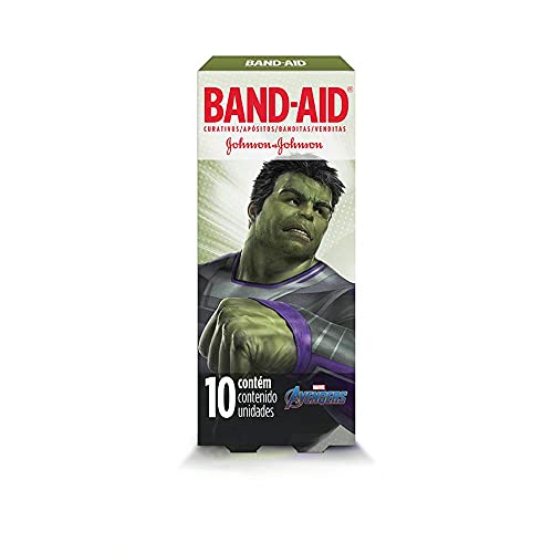 Curativo Decorados Avengers 10 Unidades, BAND AID