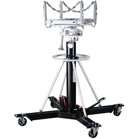 Omega 42001 Black Telescopic Transmission Jack - 1 Ton Capacity Cover