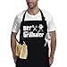 APRONPANDA Der Grillvater Schürze - Lustige Grillschürze für Männer, Geschenke für Männer, Grillschürze für Papa Ehemann. Vatertagsgeschenke, Geburtstagsgeschenk für Papa Opa Ehemann