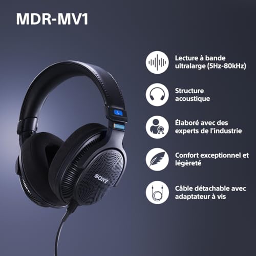 Sony MDR MV1 Studio Headphone - vue 4