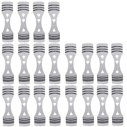 Candelabros centradores para mechas, 40 unidades acero inox.