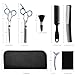 Haircut Scissors Kit, 11 Pcs Professional Set - Haircut, Thinning Scissors, Neck Duster Brush, Comb, Barber Cape, Hair Clips, Hairdressing Shears for Barber and Home