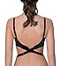 Women's Low Back Bra Converter Adjustable Strap Extender with 2 Hooks 3 Pieces,Black&nude&white,One Size
