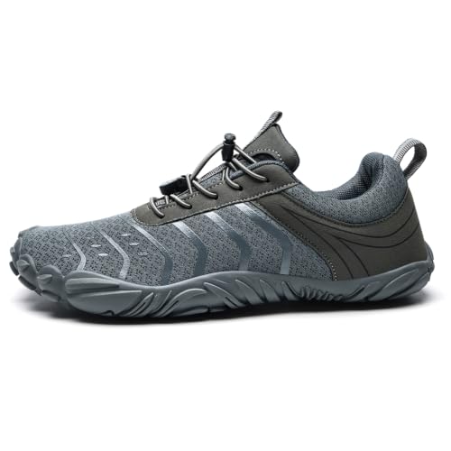 Image of Hiking Barefoot Shoes for Women Men Breathable & Non-Slip Athletic Barefoot Wide Toe Water Shoes Lightweight Perfect for Walking,Running,and Swimming