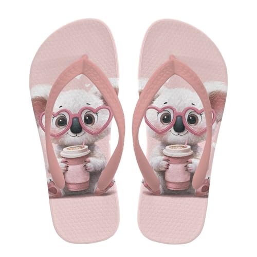 Girls Flip Flops Summer Beach Sandals Indoor Outdoor Slippers with Non Slip Sole Cute Flip Flops for Kids
