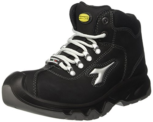 Diadora - Diablo High S3 Ci, zapatos de trabajo Unisex adulto, Negro (Nero), 38 EU