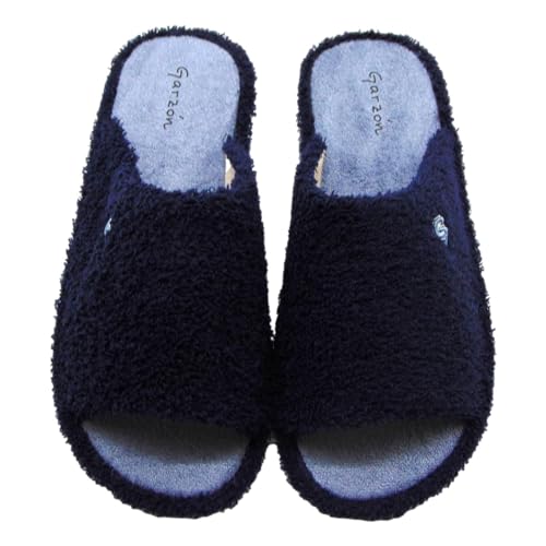 ZAPATILLA DE CASA PARQUET SPA P378.130 HOMBRE - 44, Azul