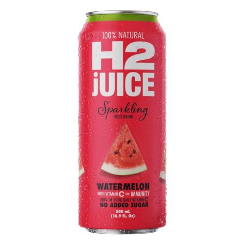 H2 JUICE Sparkling Watermelon Beverage, 500mL