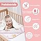 100 Stück Baby Inkontinenzunterlage Wickelunterlage Einweg, 33 × 45 cm Baby Wickelauflage, Changing Mat für Unterwegs, Hygienisch mit Superabsorber, Weich,Wasserdicht, Atmungsaktiv