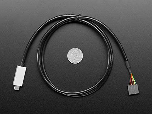 AdaFruit FTDI Serial TTL-232 USB Typ C Kabel – 5 V Power und Logic