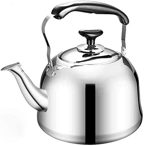Sifflet théière 5L SHISHI pour induction et gaz, bouilloire durable