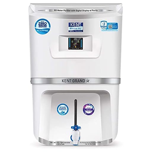 Top 10 Best Kent RO Water Purifiers in India | Kent RO Price Comparison 67 KENT Grand Star RO+UV Water Purifier | Digital Display of Purity| Patented Mineral RO Technology | RO + UV + UF + TDS Control | 20 LPH Output | 9L Storage | 4 Years Free Service - White