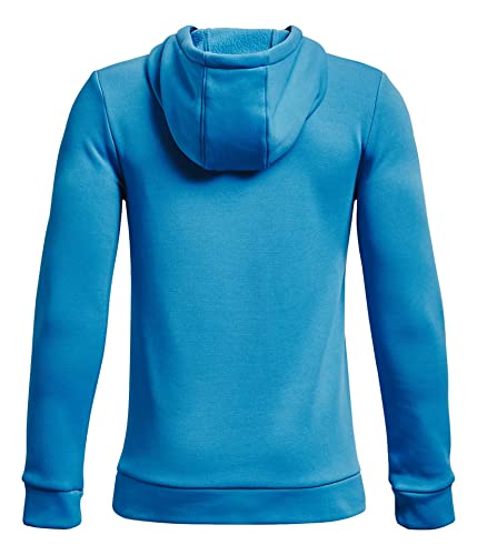 Under Armour Boys' Armour Fleece Hoodie (Radar Blue/White, Large)2