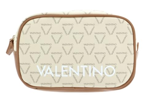 Image of VALENTINO Toiletry Bag Liuto Soft Cosmetic Case Ecru/Multi White Multicolored