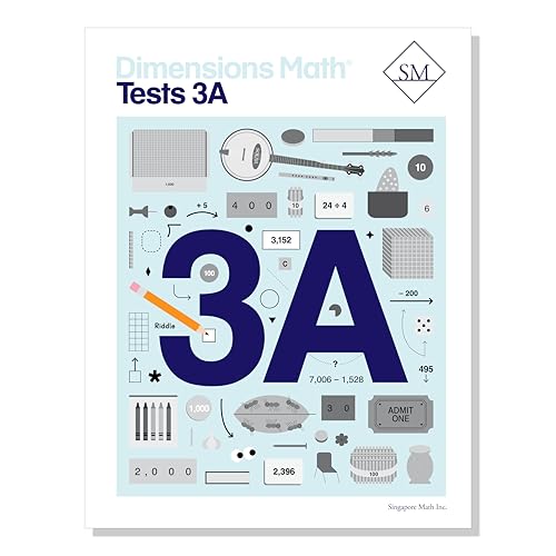 Dimensions Math Tests 3A | Singapore Math Inc. ... 1947226517 Book Cover