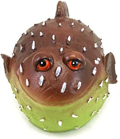 Peixe Baiacu decorativo para aquário e terrário