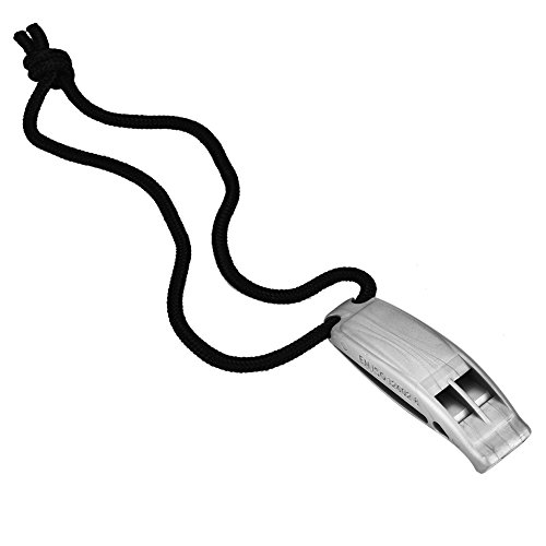 Emergency Whistle,Marine Whistle Safety Survival Whistle with Lanyard for Diving Hiking Camping Emergency (Grey)