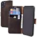 Produktbild Suncase Book-Style Hülle kompatibel mit iPhone 11 Pro (5.8 Zoll) Leder Tasche (Slim-Fit) Lederhülle Handytasche Schutzhülle Case mit 3 Kartenfächer in antik-braun