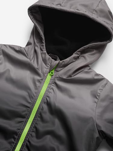 Image of The Souled Store TSS Originals: Raven Black (Ombre) Boys Zipper Hooded Jackets