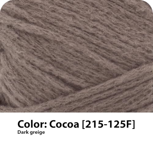 Image of Lion Brand Yarn, Feel Like Butta Velvety Soft Yarn for Knitting, Crochet, and Crafts, Cocoa, 1 Pack, Chenille Like Fiber for Plush Baby Blankets, Amigurumi Toys, and Worsted Weight Sweaters