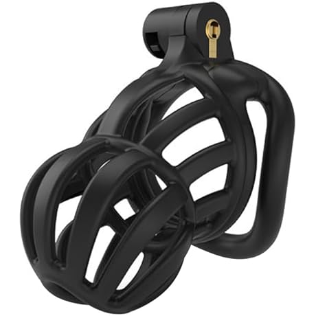 Chasty Cage for Men's Sleep: Lightweight Nylon Resin Black Chasty Devices