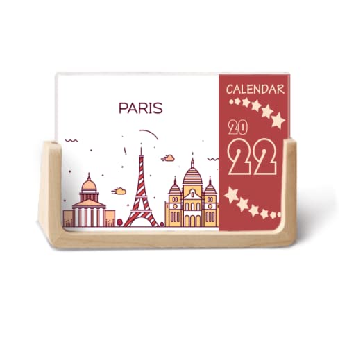 Calendrier de bureau 2022 monuments français pour ne plus oublier vos rendez-vous