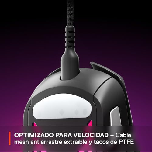 SteelSeries Aerox 5 - Holey RGB Gaming Mouse - Ultra-lightweight Water Resistant Design - 18K DPI TrueMove Air Optical Sensor - image 4