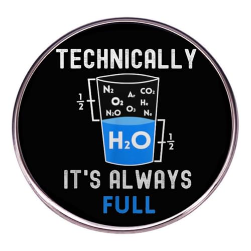 Image of zhanghaoran Technically It's Always Full Button Pins Believe in Science Enamel Pins Fun Chemistry Lapel Pin Shirt Bag Accessories Collar Pins Science Beaker Lapel Pin Jewelry Gift