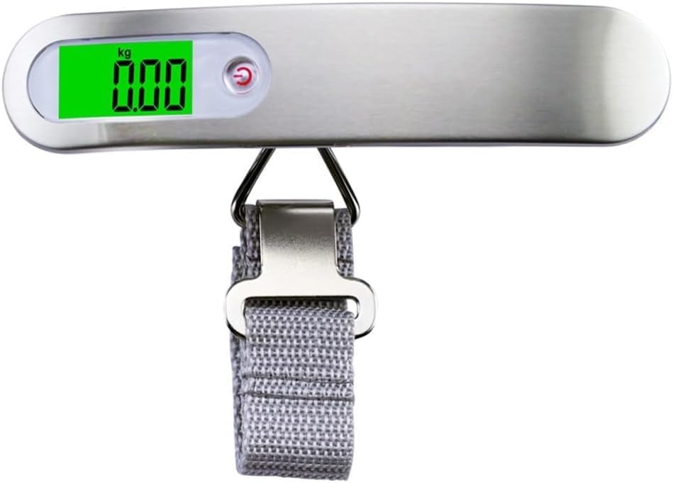 Digital Fish Scale, Portable Hanging Scale, Electronic Luggage Scale with Hook, Accurate Weight Measurement for Fishing, Home Use, and Travel, Compact Design