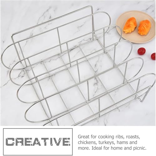 Étagère de barbecue en acier inoxydable rangement compact peu encombrant - 5