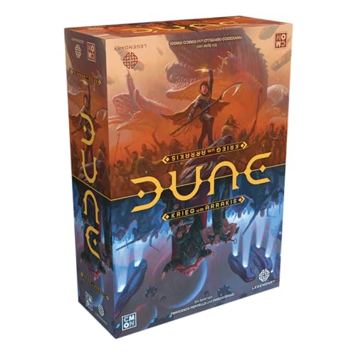 CMON | Dune: Wojna o Arrakis | gra podstawowa | gra ekspercka | gra strategiczna | dla 1-4 graczy | od 14+ lat | 120 minut | niemiecki