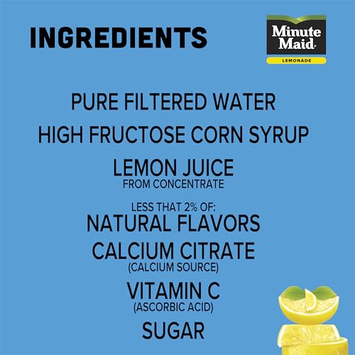 Minute Maid 6oz 8pk Lemonade w/Calcium & Vitamin C