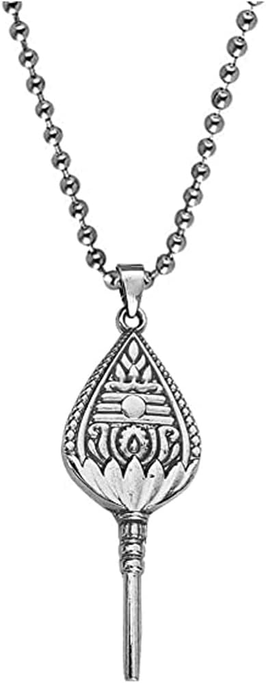 AFH Panchalogam Tripundra Lord Murugan Vel Pendant Necklace Chain For Men,Women
