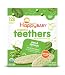Happy Baby Gentle Teethers Organic Teething Wafers, Pea/Spinach, 12 Count (Pack of 6)