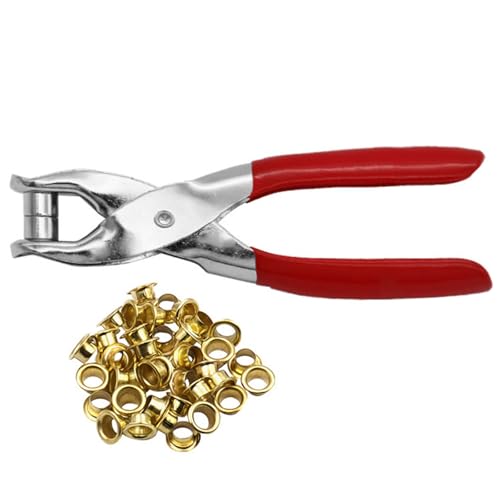 Pinze professionali per punzonatura in pelle multiuso strumento di punzonatura per cinture Passacavo in metallo per carta Strumento di punzonatura multiuso