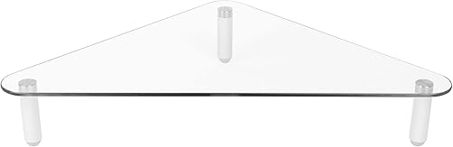 Miniatura 6 de Kantek Elevador de monitor de cristal, 22 "x 8.25" X 3.25", transparente, soporta 40 libras