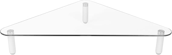 Amazon.com: Kantek Glass Corner Monitor Riser, 19.7