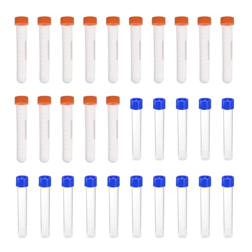 Capacità accurata: la provetta campione da 10ML, la scala standard sulla superficie è chiara e precisa e il corpo della bottiglia è trasparente, è adatta a tutti i tipi di esperimenti congelati Facile da usare