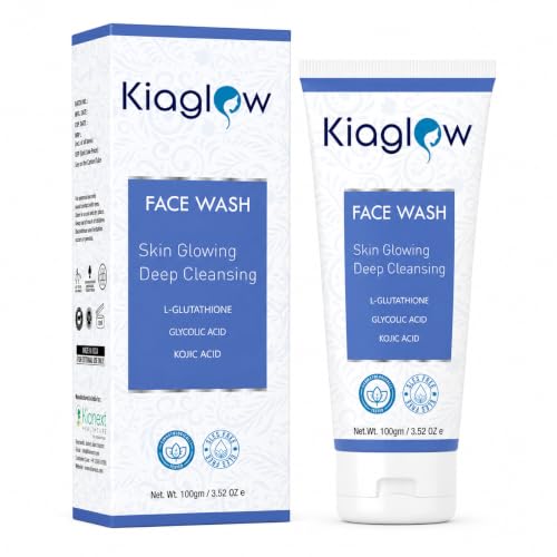 Image of Skin Glowing Face Wash for Men & Women, 100gm | PACK OF 1 | L-Glutathione, Kojic Acid, Glycolic Acid, Deep Cleansing, Skin Brightening