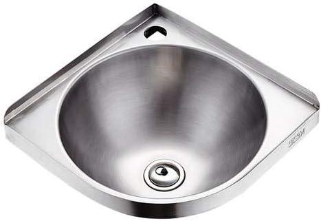 Miniatura 4 de 2 piezas de grifo de fregadero de cocina cubierta de agujero de acero inoxidable cepillado para orificio de 0.98 a 1.18 pulgadas (corto)