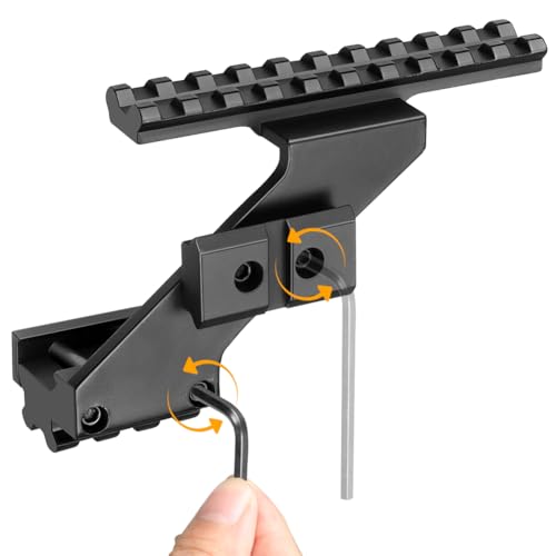 KEENZO Top and Bottom 11mm Extension to 20mm Tactical Scope Bases Extend Mount Hunting Rail Mount Dovetail Rail Adapter - Image 2