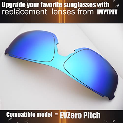 Verres EVZero Pitch bleu titane remplacement verres lunettes soleil